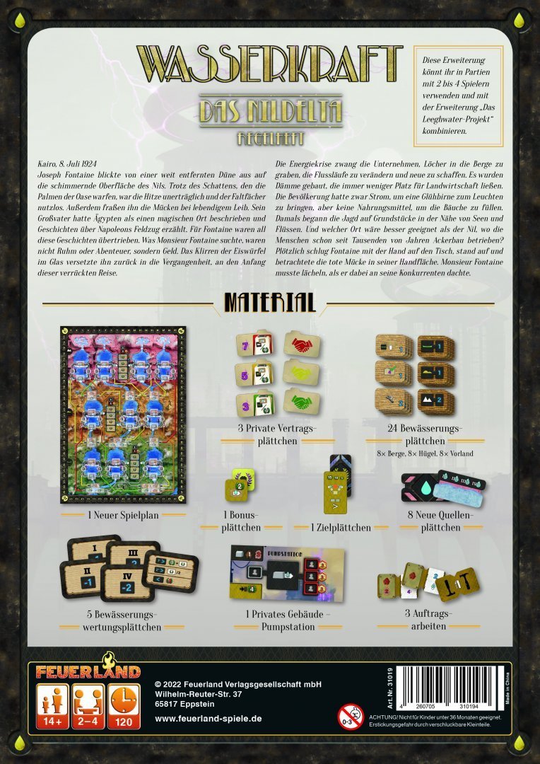 Wasserkraft: Das Nildelta | Vorbestellung - Spielefürst