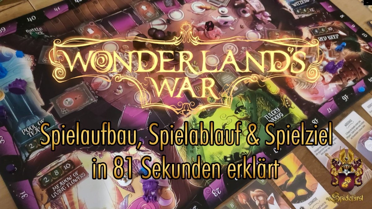 Wonderlands War in 81 Sekunden | Spielaufbau, Spielablauf und Spielziel kurz erklärt - Spielefürst