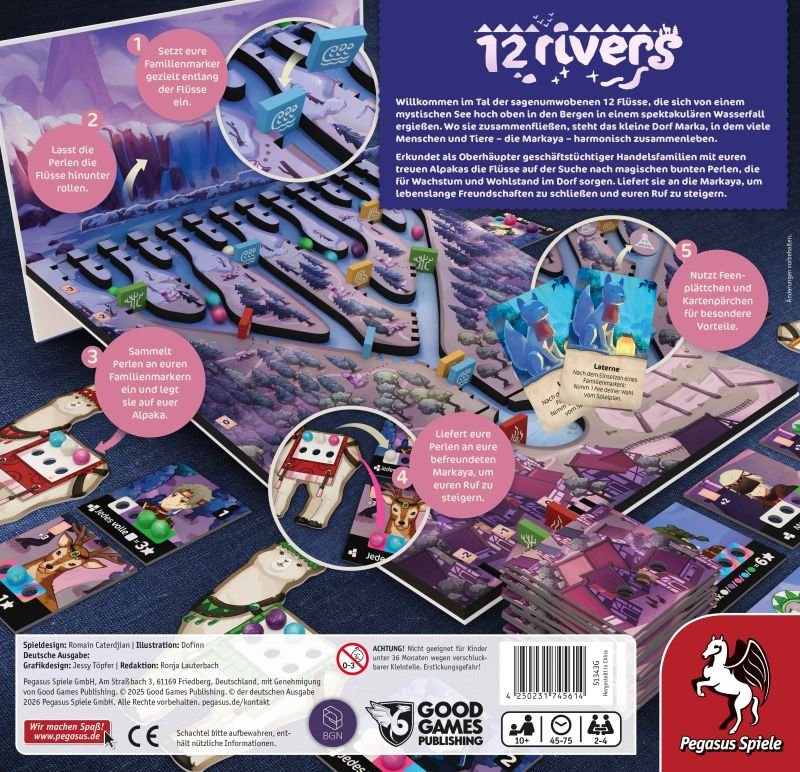 12 Rivers | Vorbestellung - Spielefürst