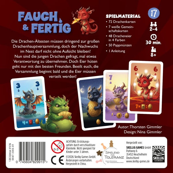 Fauch & Fertig Schachtel Rückseite