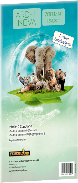 Arche Nova - Zoo Map Pack 1 (Mini - Erweiterung) - Spielefürst