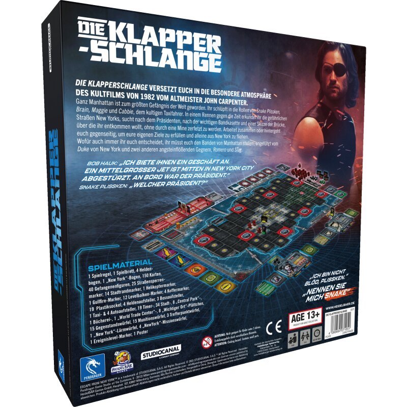 Die Klapperschlange (Escape from New York) - Spielefürst