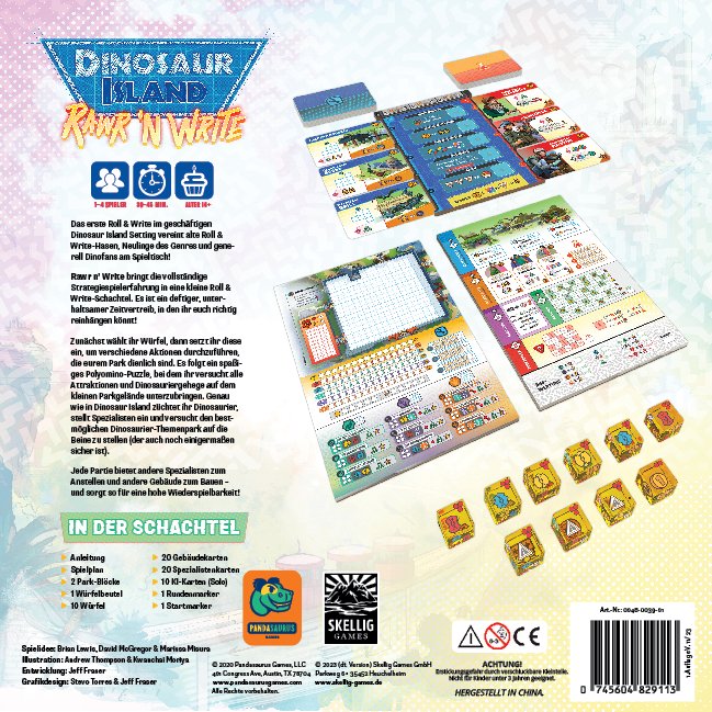 Dinosaur Island - Rawr 'n Write (Deutsch) | Vorbestellung - Spielefürst