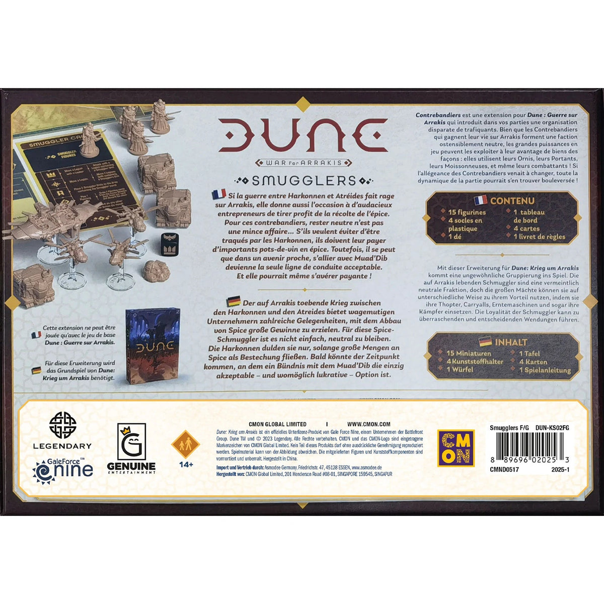 Dune: Krieg um Arrakis – Smugglers (Schmuggler) - Spielefürst