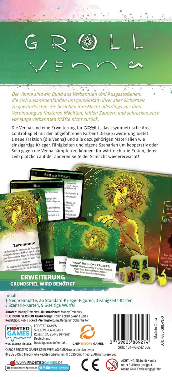 GROLL – Venna [Erweiterung] | Vorbestellung - Spielefürst