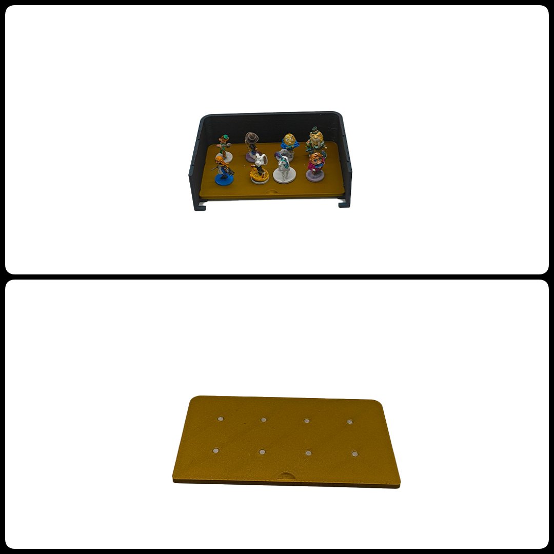 Magnettablett 5mm x 3mm inkl. 50mm Rahmen - Spielefürst