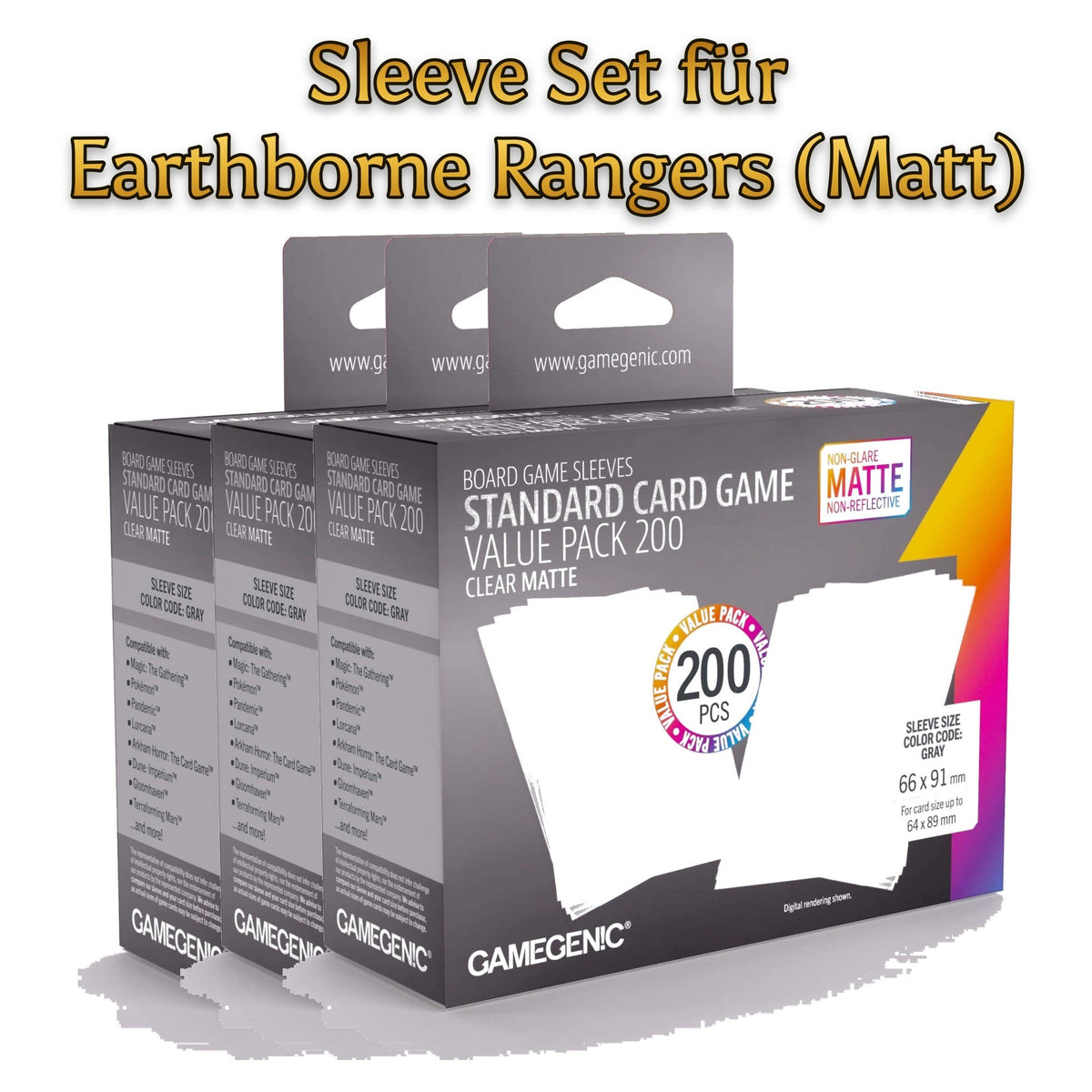 Sleeve Set für Earthborne Rangers (Matt) - Spielefürst