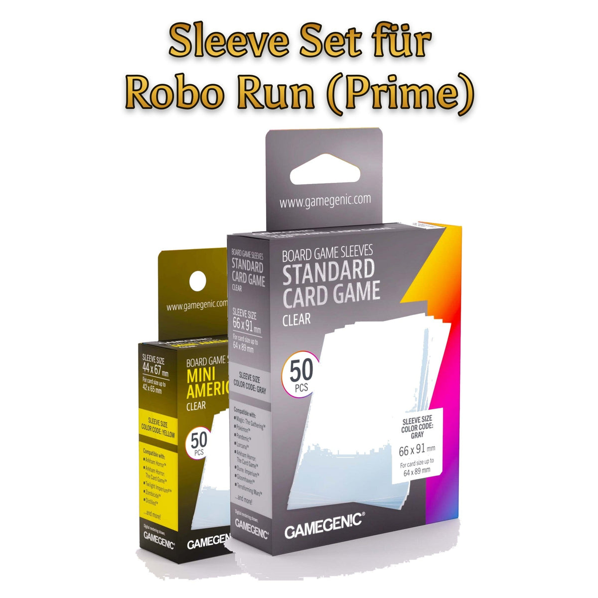 Sleeve Set für Robo Run (Prime) - Spielefürst