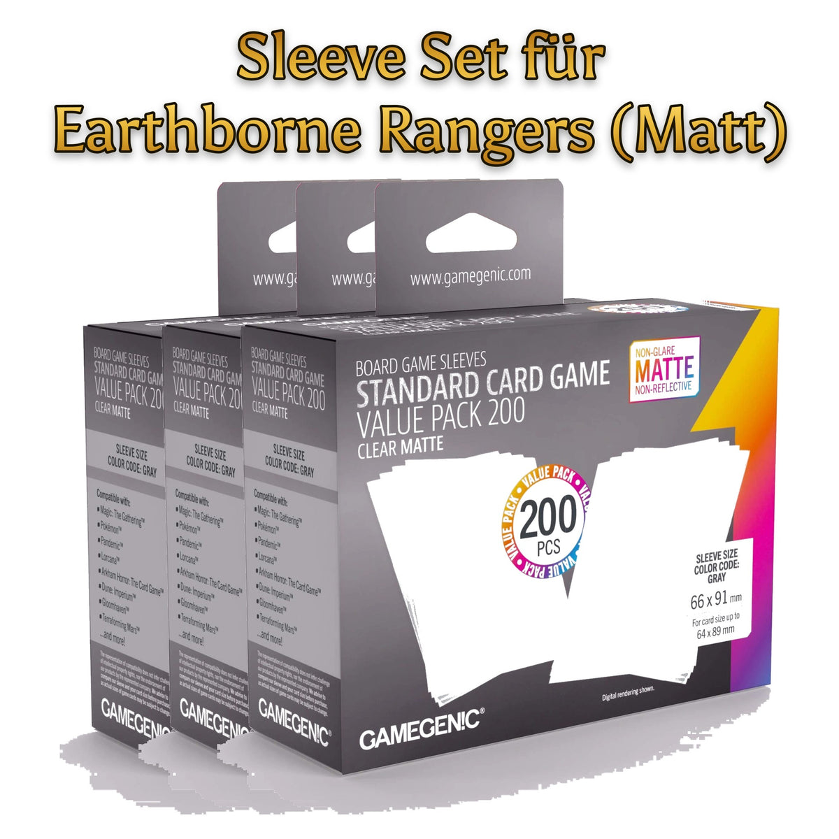 Sleeve Set für Earthborne Rangers (Matt)