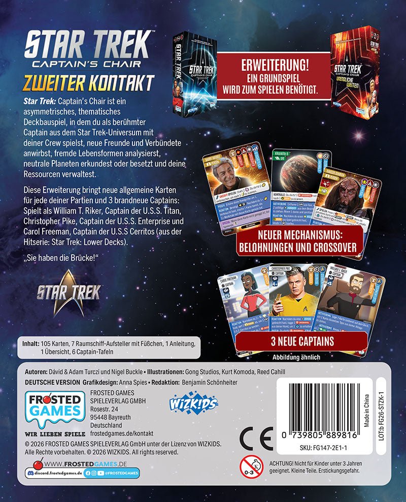 Star Trek™: Captain’s Chair – Zweiter Kontakt | Vorbestellung - Spielefürst
