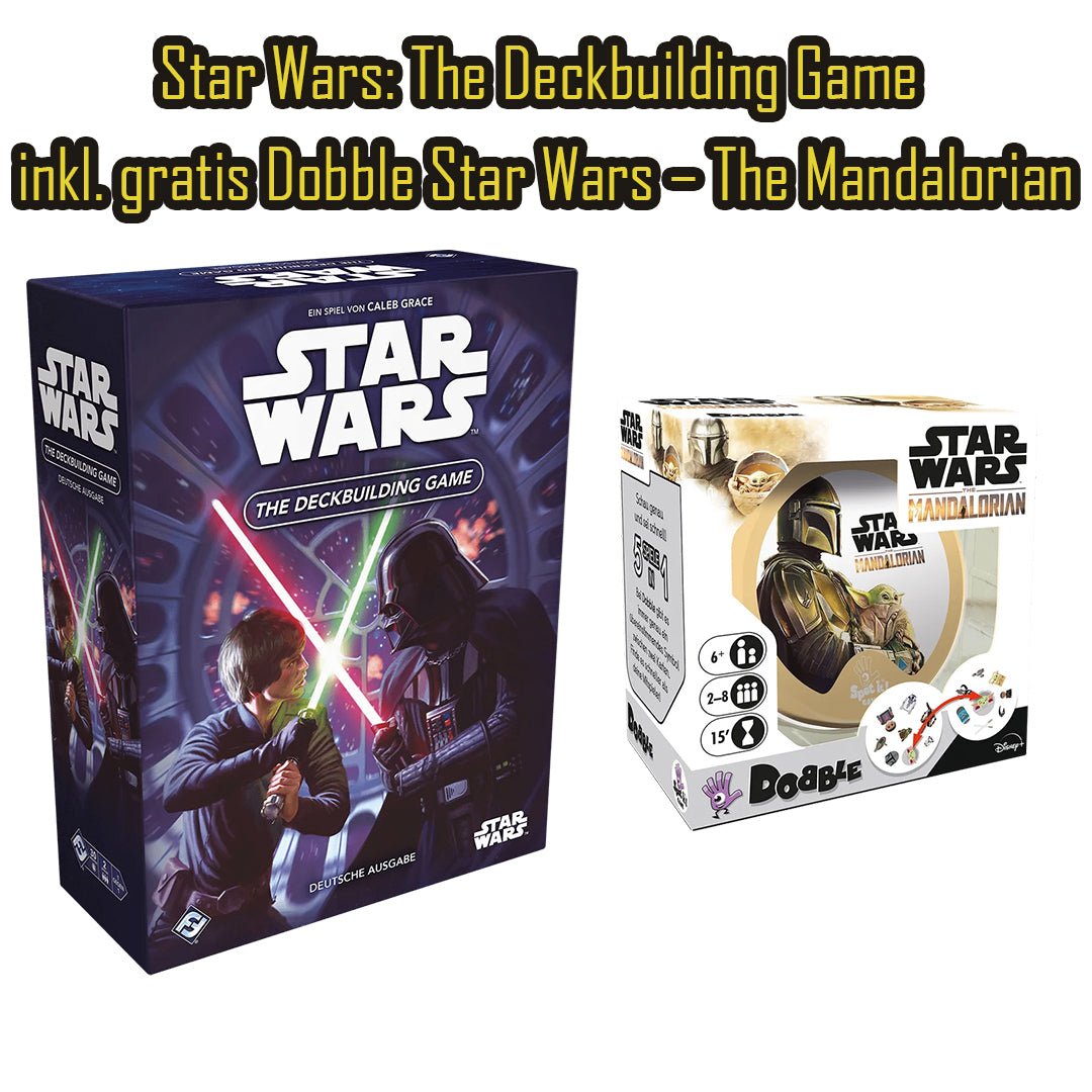 Star Wars: The Deckbuilding Game inkl. gratis Dobble Star Wars – The Mandalorian - Spielefürst