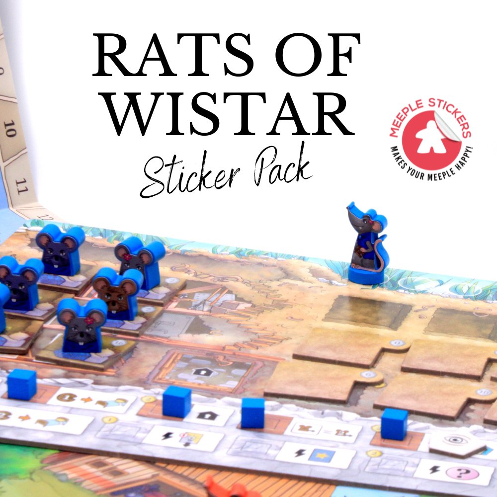 Sticker für Die Ratten von Wistar - Spielefürst