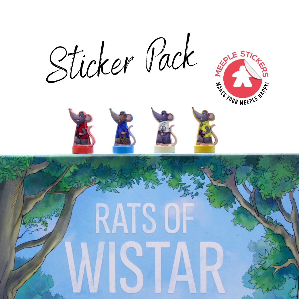 Sticker für Die Ratten von Wistar - Spielefürst