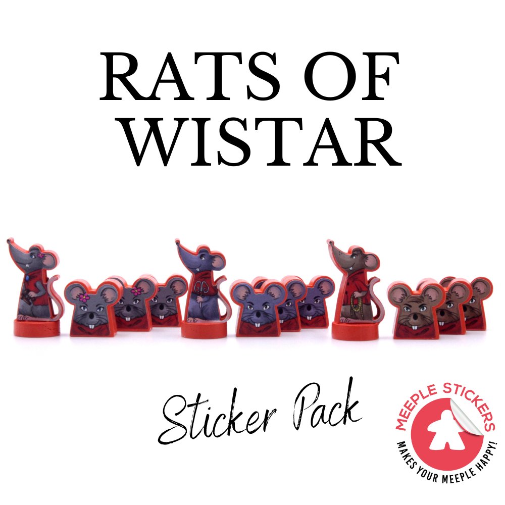 Sticker für Die Ratten von Wistar - Spielefürst