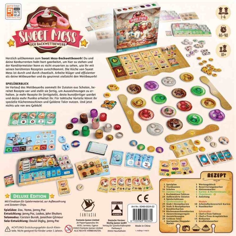Sweet Mess: Der Backwettbewerb inkl. Eiscreme Modul - Gebraucht - Spielefürst