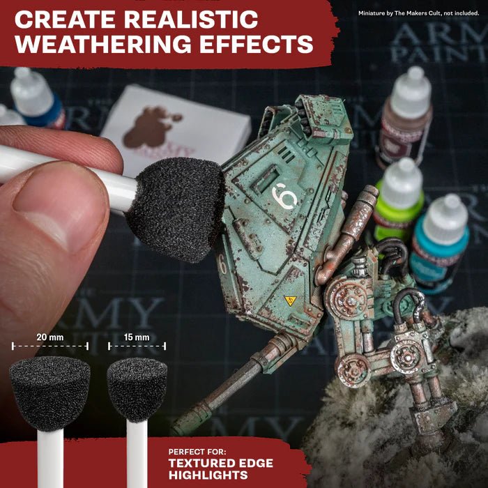 The Army Painter - Chipping Brush Set: Miniature Edition (Synthethic 2025) - Spielefürst