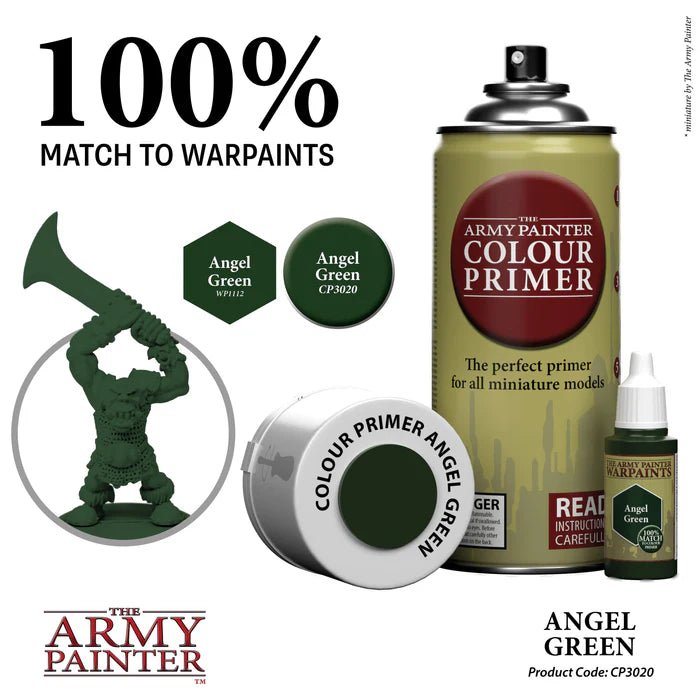 The Army Painter - Colour Primer - Angel Green Spray (400ml) - Spielefürst