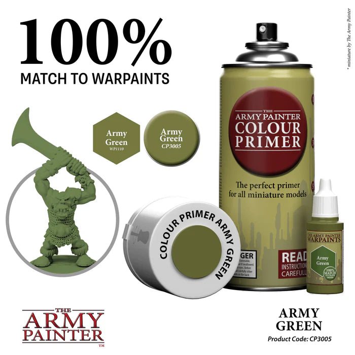 The Army Painter - Colour Primer - Army Green Spray (400ml) - Spielefürst