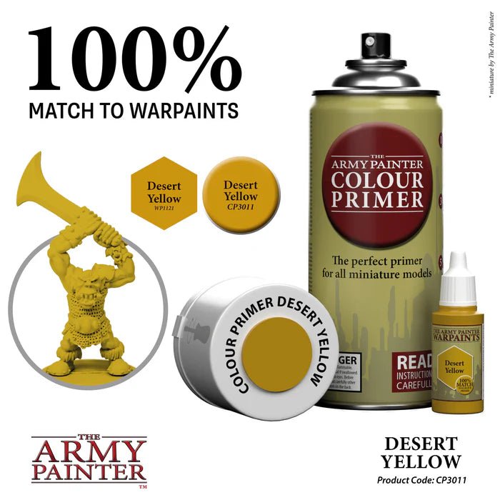 The Army Painter - Colour Primer - Desert Yellow Spray (400ml) - Spielefürst