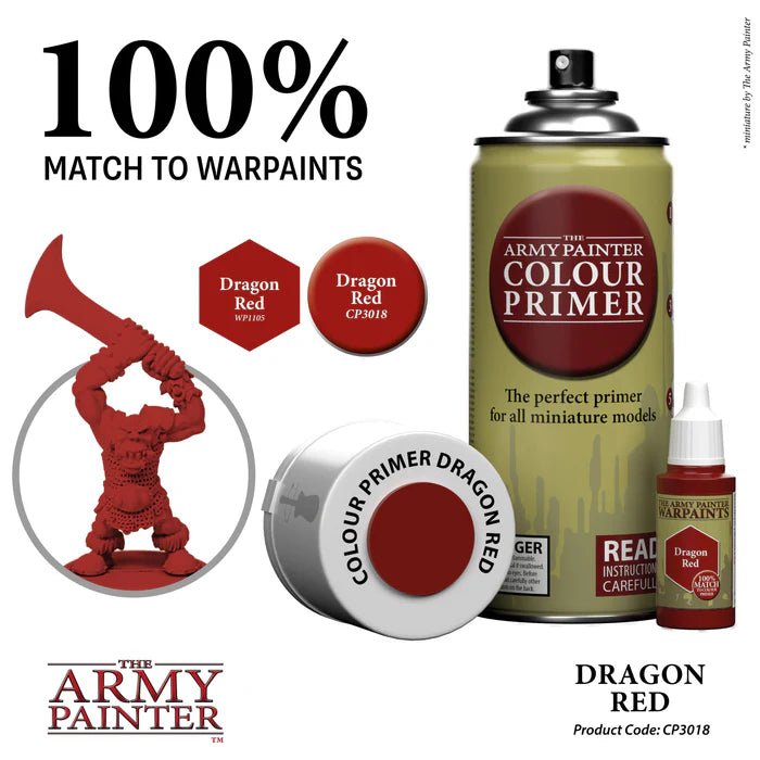 The Army Painter - Colour Primer - Dragon Red Spray (400ml) - Spielefürst