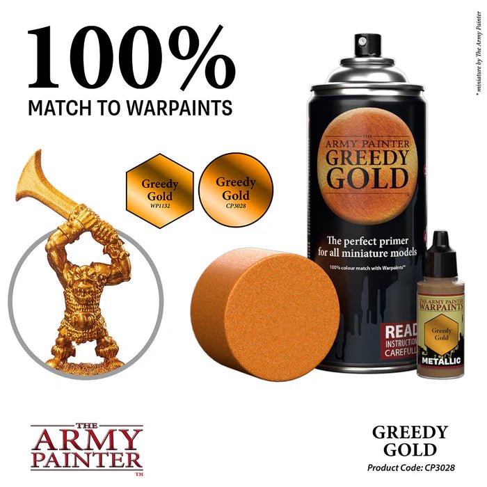 The Army Painter - Colour Primer - Greedy Gold (400ml) - Spielefürst