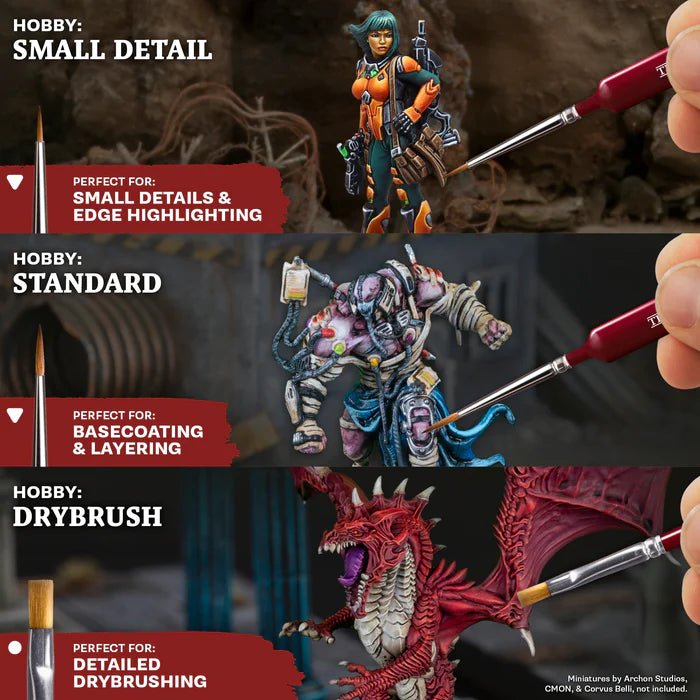 The Army Painter - Hobby Starter Brush Set (Synthethic 2025) - Spielefürst