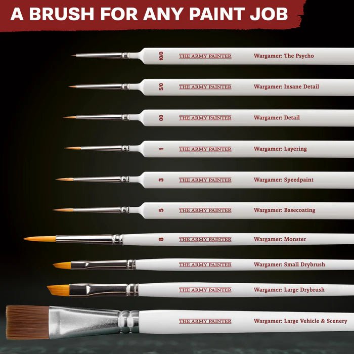 The Army Painter - Mega Brush Set (Synthethic 2025) - Spielefürst