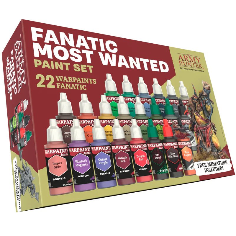 The Army Painter – Warpaints Fanatic Most Wanted Paint Set - Spielefürst