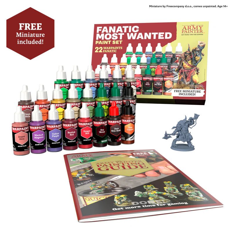 The Army Painter – Warpaints Fanatic Most Wanted Paint Set - Spielefürst