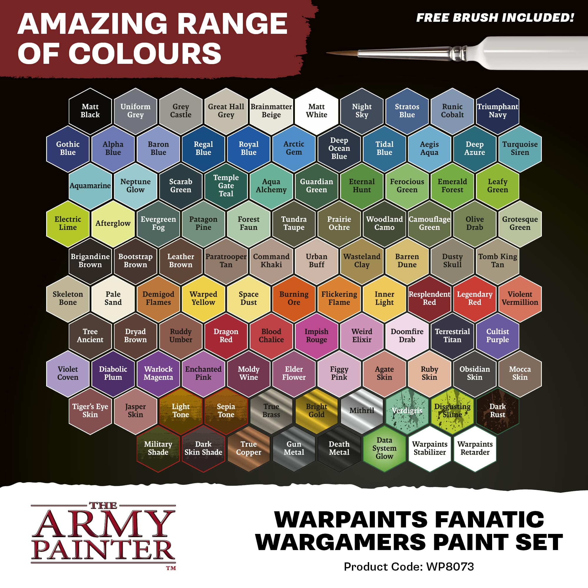 The Army Painter – Warpaints Fanatic Wargamers Paint Set - Combo | Vorbestellung - Spielefürst