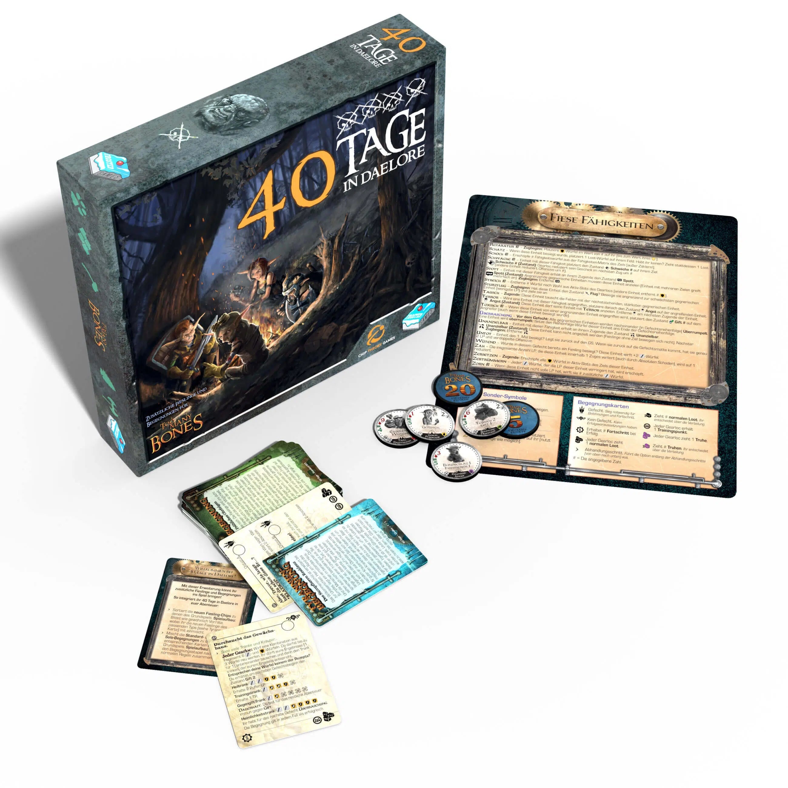 Too Many Bones – 40 Tage in Daelore [Erweiterung] | Vorbestellung - Spielefürst