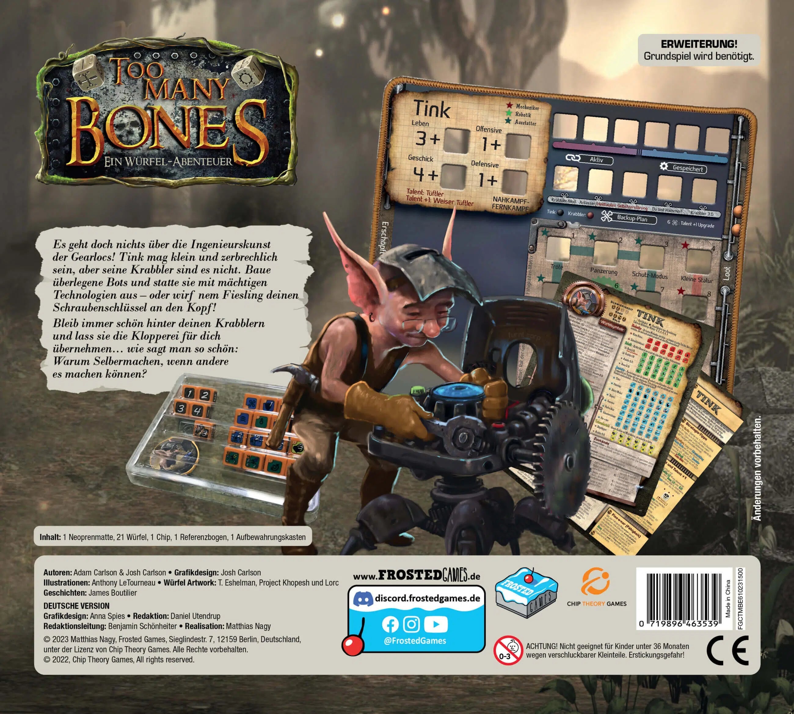 Too Many Bones – Tink [Erweiterung] | Vorbestellung - Spielefürst