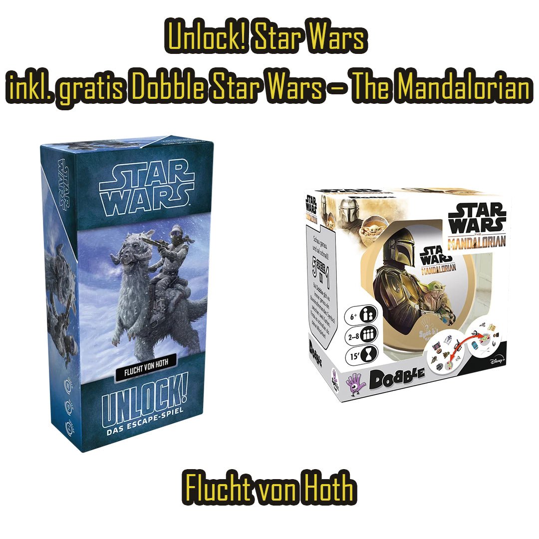 Unlock! Star Wars inkl. gratis Dobble Star Wars – The Mandalorian - Spielefürst