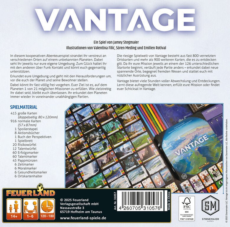 Vantage (Deutsch) | Vorbestellung - Spielefürst