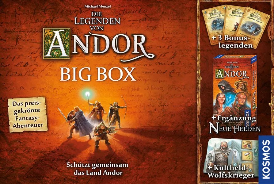 Die Legenden von Andor - Big Box - Spielefürst