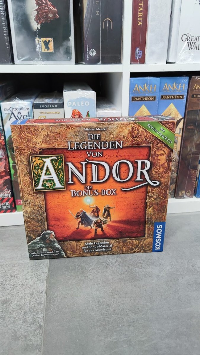 Die Legenden von Andor von Kosmos + die Erweiterung „ Die Bonus-Box“ - Gebraucht - Spielefürst
