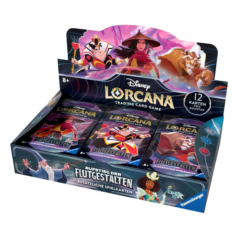 Disney Lorcana: Aufstieg der Flutgestalten - Booster Display (24 Packs) - Deutsche Edition - Spielefürst