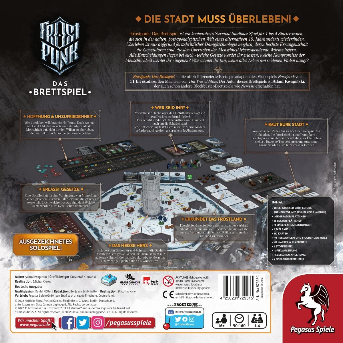 Frostpunk – Das Brettspiel - Mängelexemplar - Spielefürst