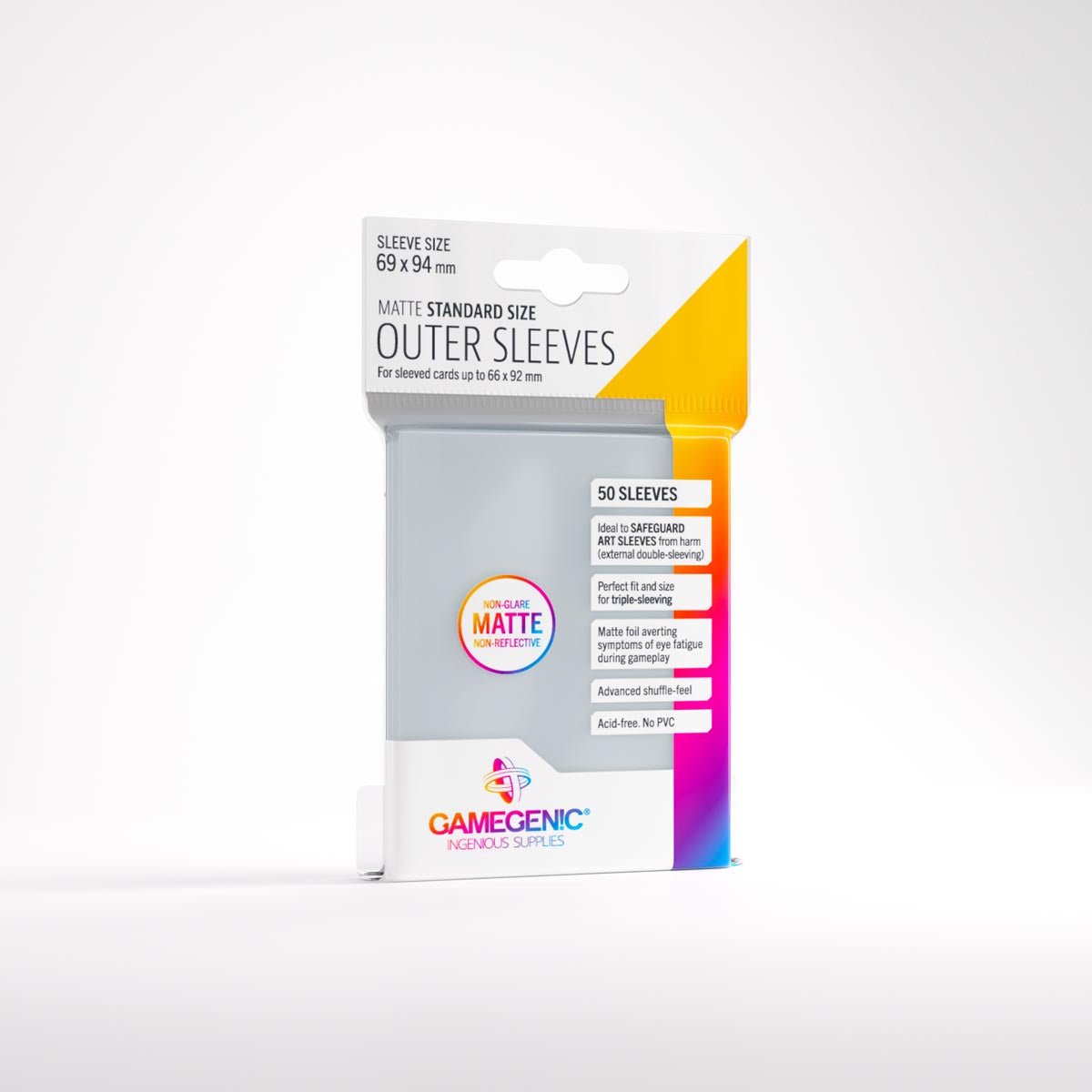 Gamegenic - Outer Sleeves Matte Standard Size (50 Sleeves) - Spielefürst
