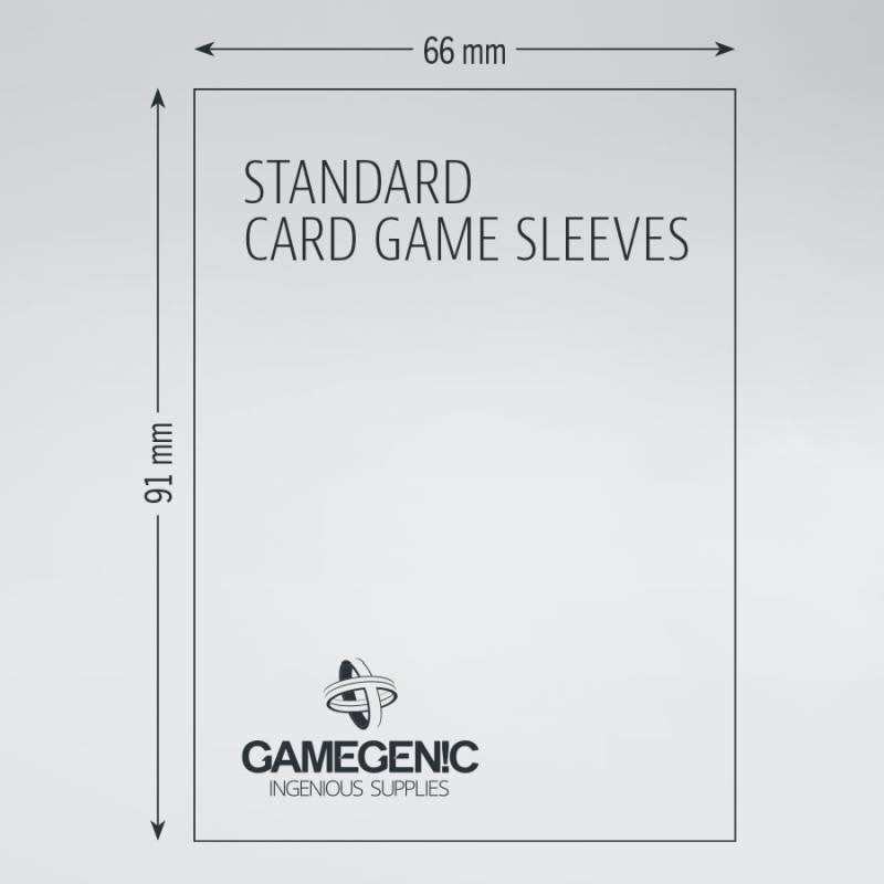 Gamegenic - Value Pack Standard Sleeves - Clear (200 Sleeves) - Spielefürst