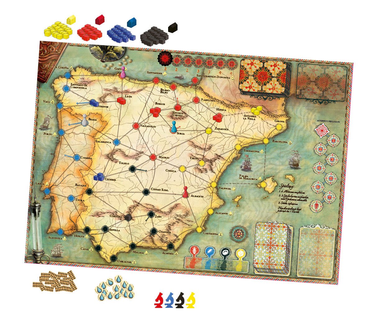 Iberia: Ein Brettspiel mit dem Pandemic-System - Spielefürst