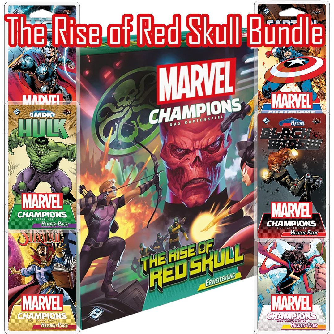 Marvel Champions: The Rise of Red Skull Bundle - Spielefürst