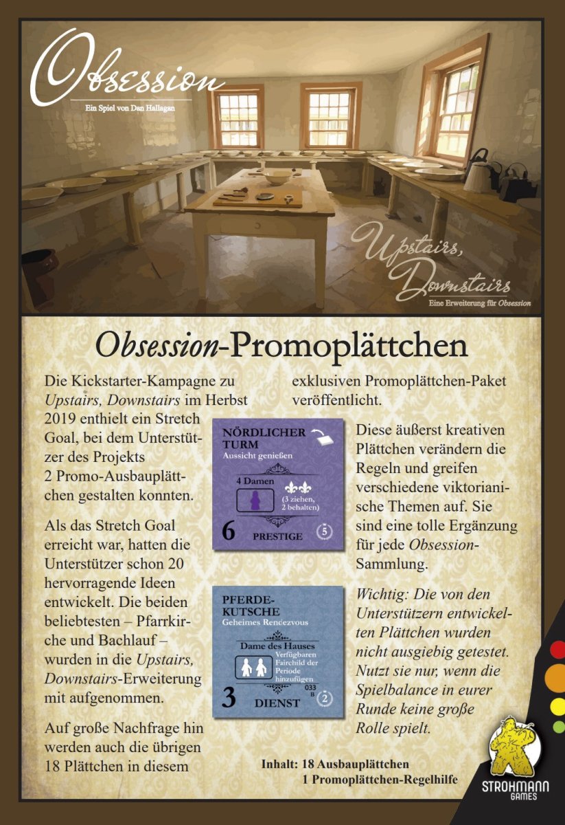Obsession - Promoplättchen Erweiterung
