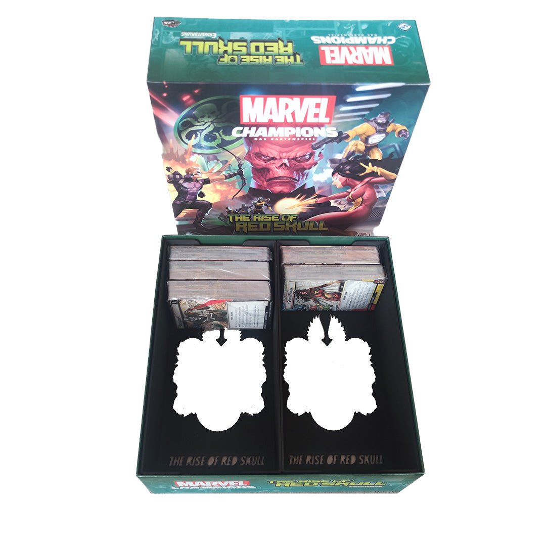 Marvel Champions - outlets Sammelbox mit vielen Erweiterungen und Sleeves