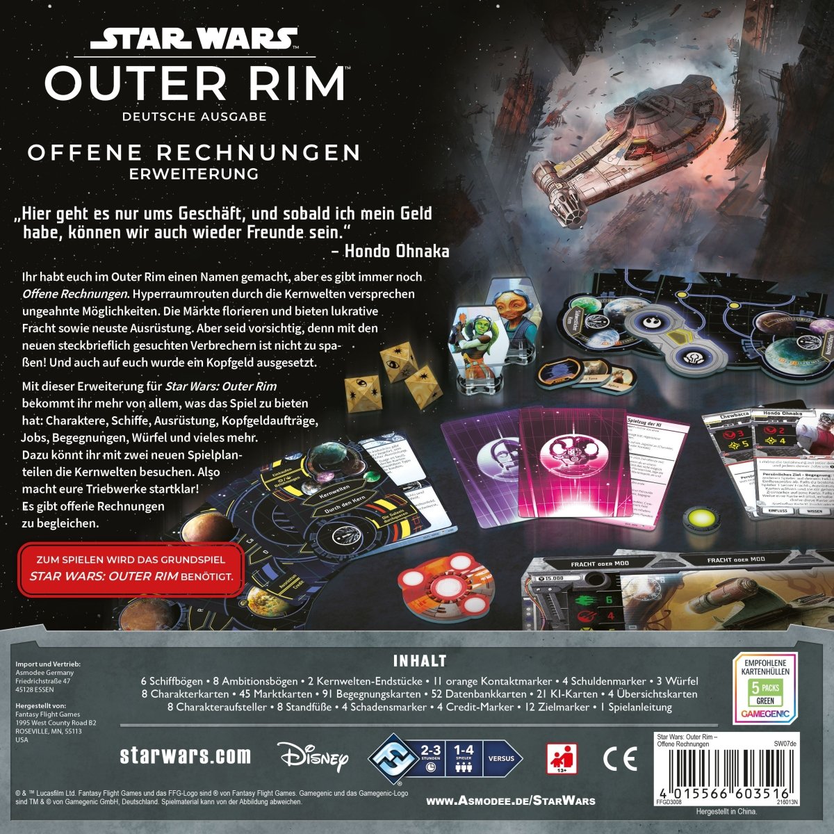 Star Wars: Outer Rim – Offene Rechnungen - Spielefürst
