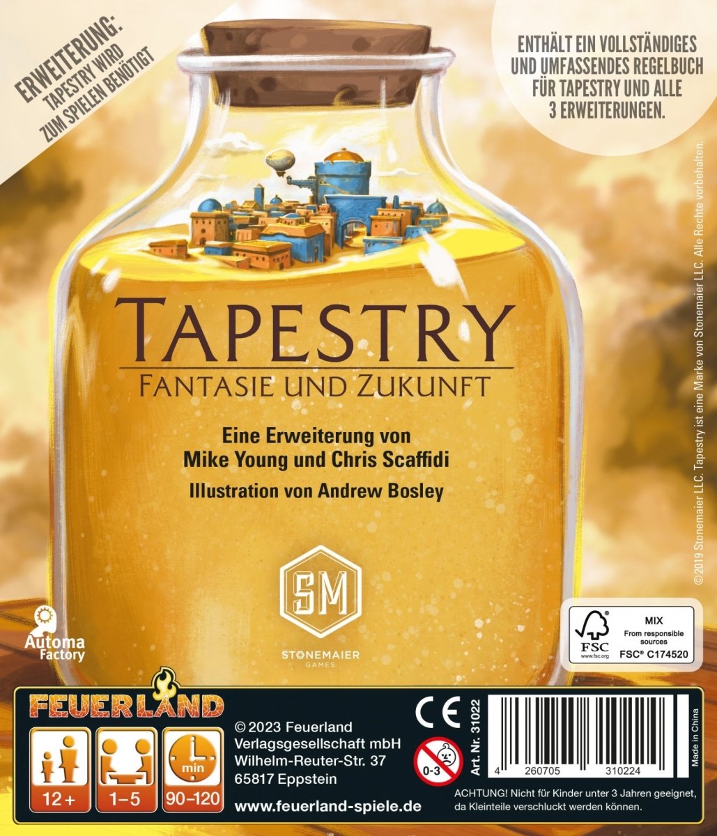 Tapestry - Fantasie und Zukunft | Vorbestellung - Spielefürst