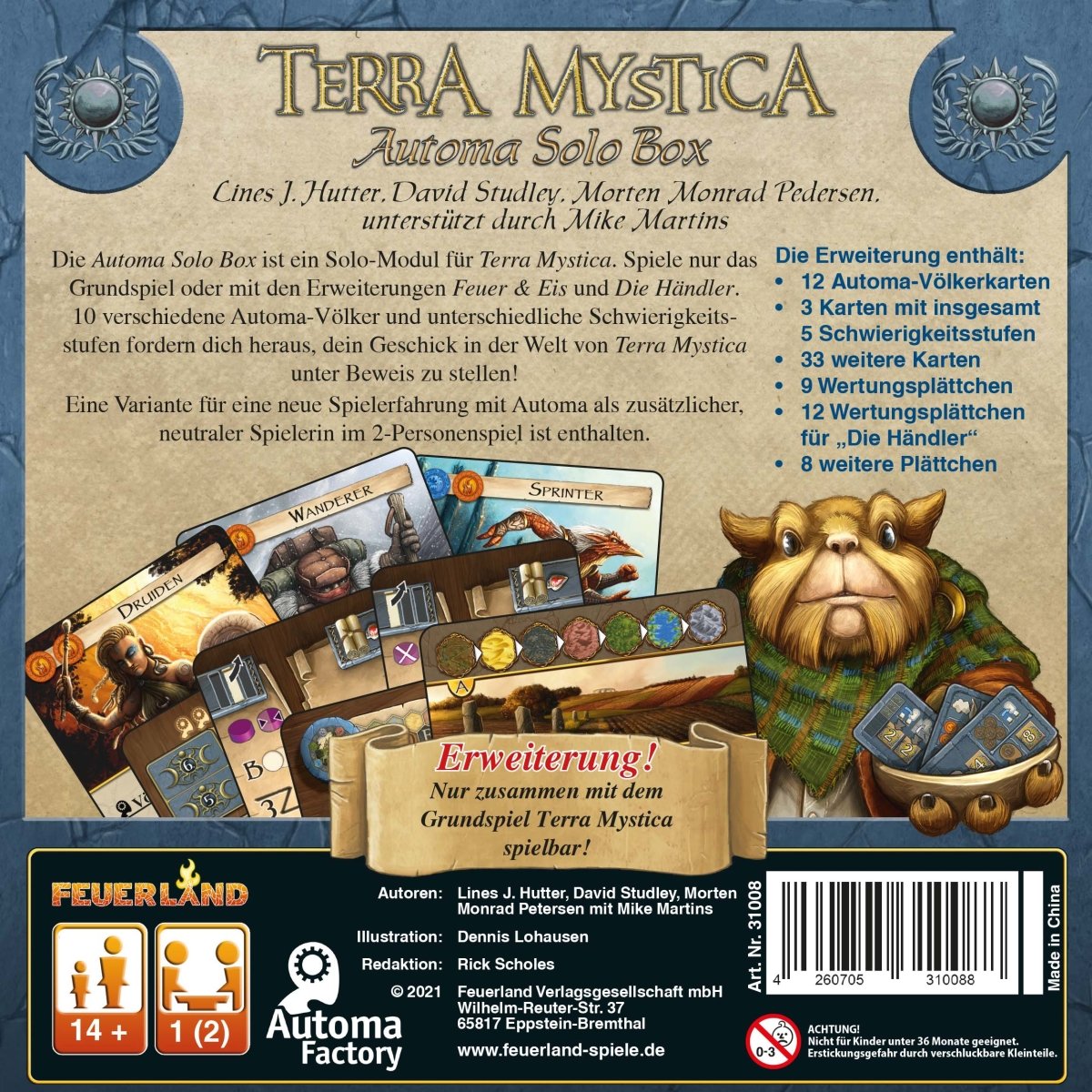 Terra Mystica Automa Solo Box - Spielefürst
