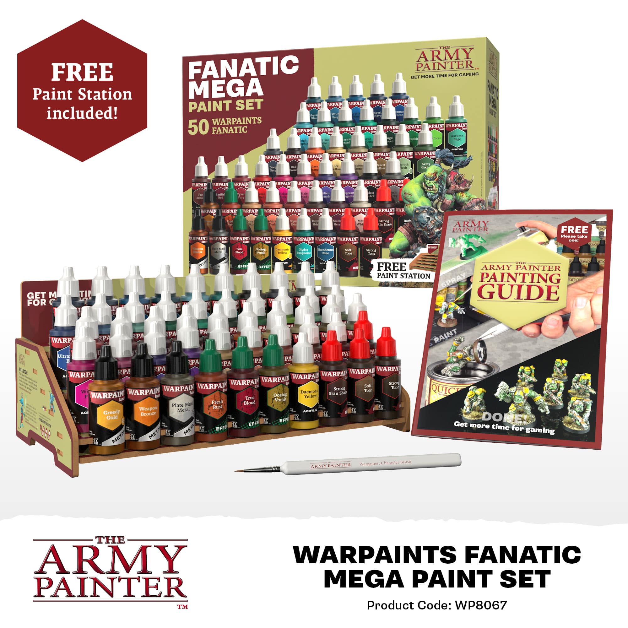 The Army Painter – Warpaints Fanatic Mega Paint Set | Vorbestellung - Spielefürst