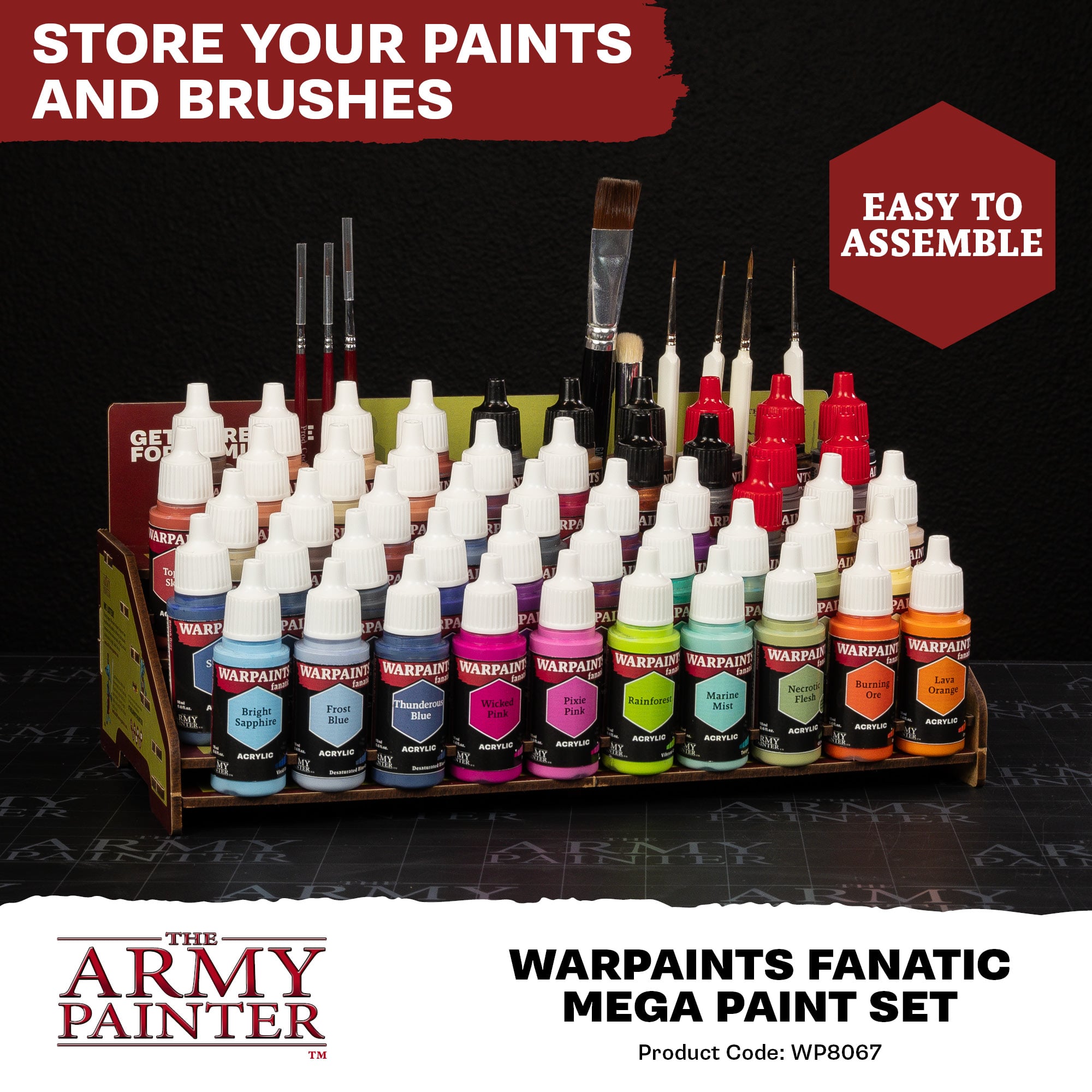 The Army Painter – Warpaints Fanatic Mega Paint Set | Vorbestellung - Spielefürst