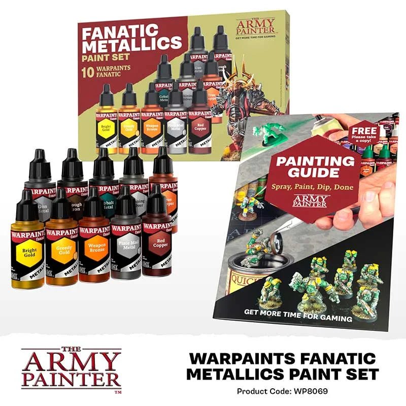 The Army Painter – Warpaints Fanatic Metallics Set | Vorbestellung - Spielefürst